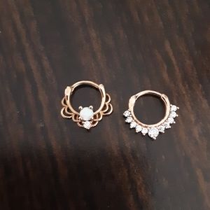 Hypoallergenic septum clickers nwot